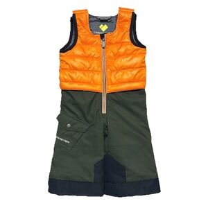 Obermeyer Chilkat Kids Snow Bibs I-Grow Sz 1 Insulated Ski Pants Toddler #65012